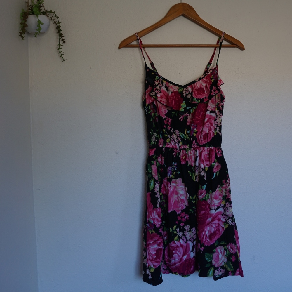 Summer Flower Design Long Top / Mini Dress